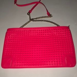 AUTHENTIC Christian Louboutin Pink Crossbody Bag